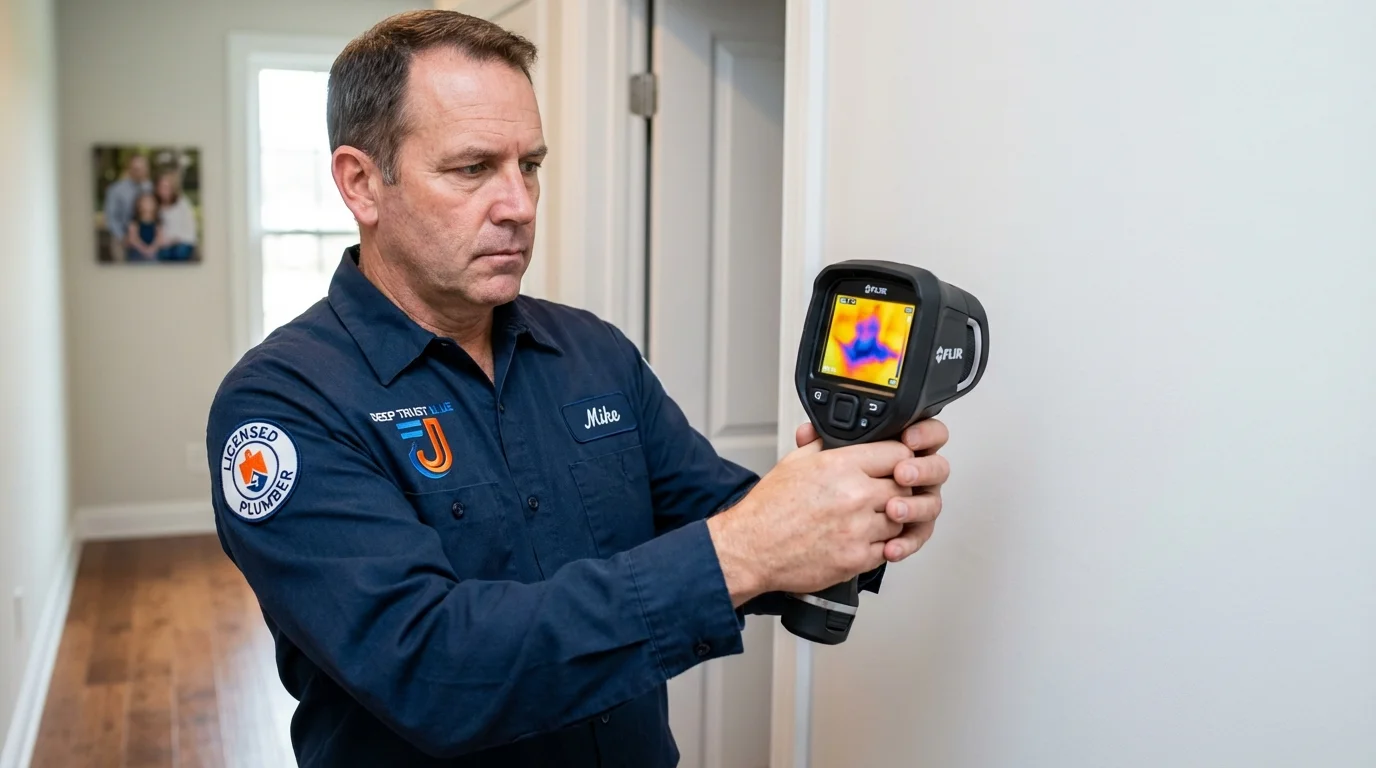 Thermal imaging leak detection by Johns Plumbing LLC in Horseheads